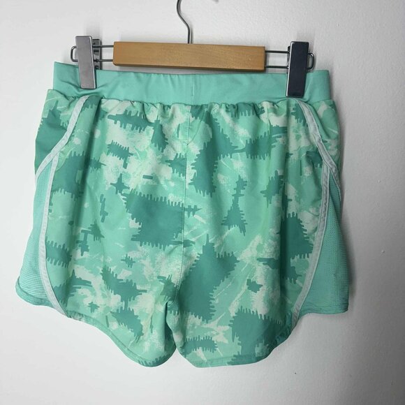 Under Armour Women's Shorts Heat gear Active Running Green Small - Picture 2 of 6